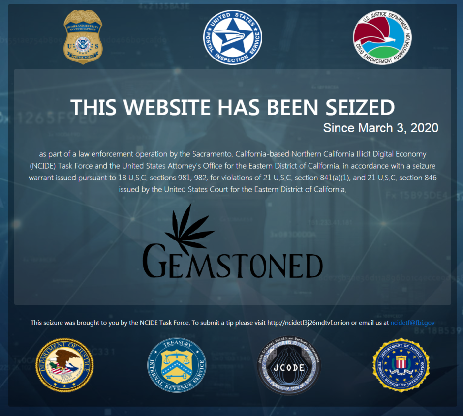 Gemstoned seized banner