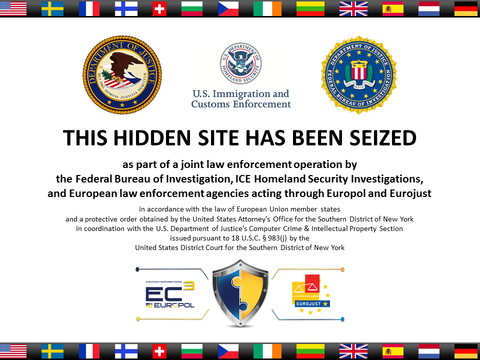 Silk Road 2 seized banner